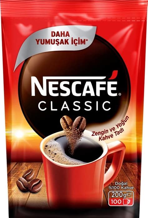 Nescaf Nescafe Classic Z Nebilir Kahve Ekopaket G Amazon Tr