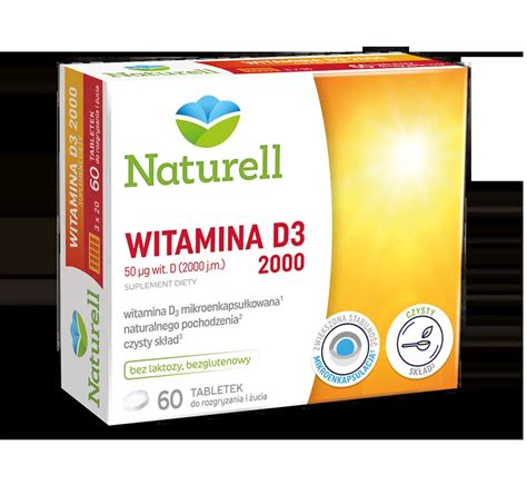 Naturell Witamina D Tabletek Produkty Naturell