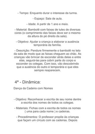 Dinâmicas de adaptação PDF