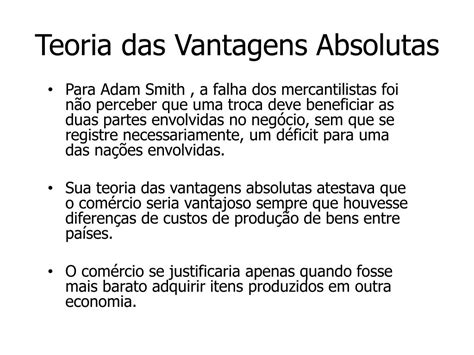 Teoria Das Vantagens Absolutas Edukita