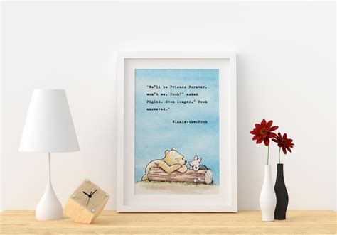 We Ll Be Friends Forever Won T We Pooh Winnie The Etsy