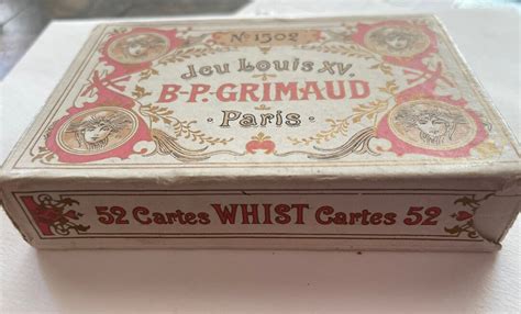 Antique Bp Grimaud Jeu Louis Xv Playing Cards Paris Etsy