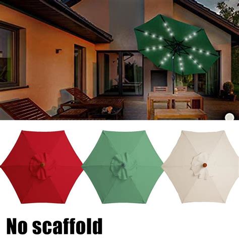 M Parasol Patio Zonnescherm Paraplu Cover Voor Bi Grandado