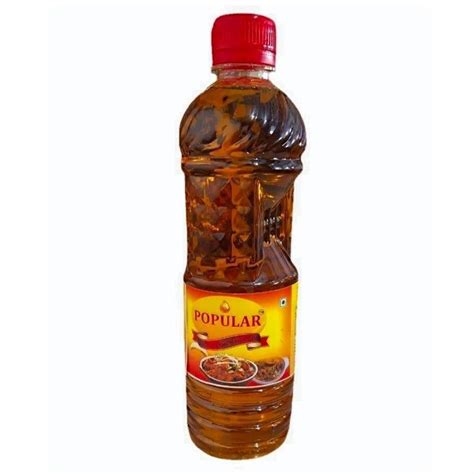 500ml Popular Kachi Ghani Mustard Oil At Rs 132 Litre Cold Pressed