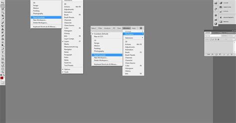 How To Reset Photoshop Layout