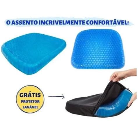 Supermedy Egg Sit Assento Almofada Gel Silicone Ovo Ortop Dico