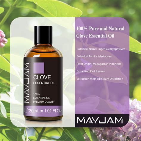 Mayjam Pure Clove Essential Oil For Hair Skin Diffuser 30ml