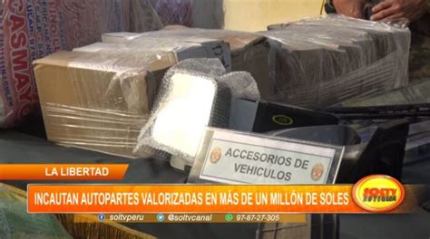 Trujillo incautan autopartes valorizadas en más de un millón de soles