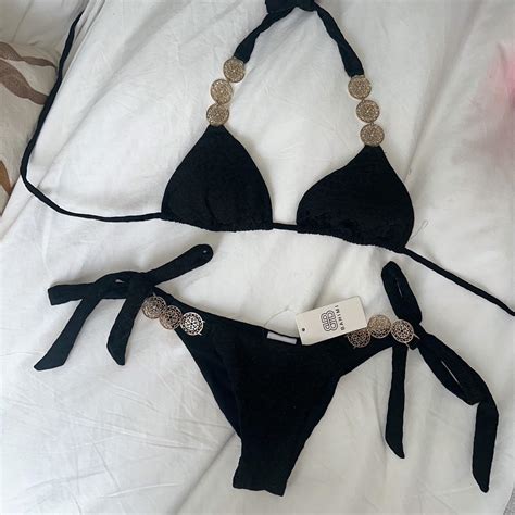 Bahimi Leopard Print Bikini S Depop