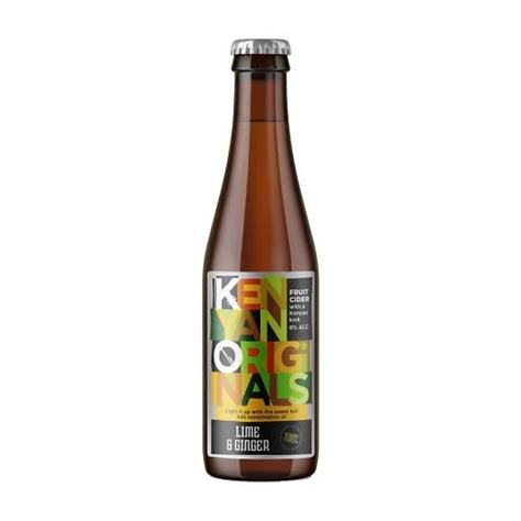 Kenyan Original Cider Lime Ginger Ko Beers