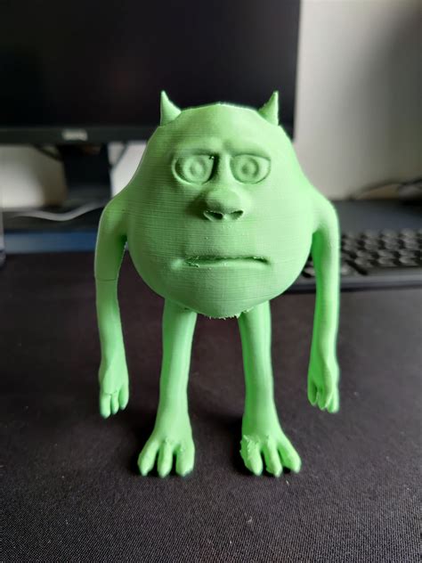 Download STL file Two Eyed Mike Wazowski • 3D printable model ・ Cults