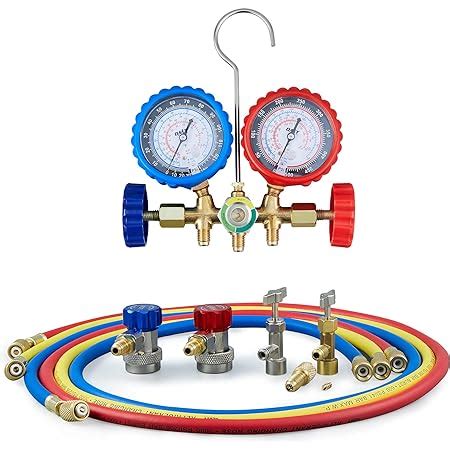 Amazon Orion Motor Tech 4 Way AC Gauge Set AC Manifold Gauge Set