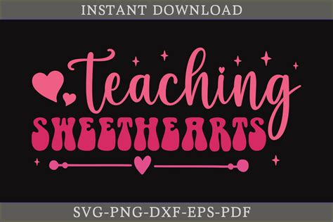 Teaching Sweethearts Valentine Day SVG Graphic By CraftDesign