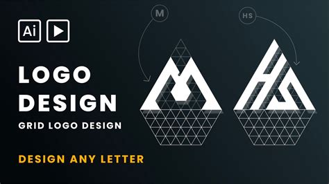 How To Design A Letter Logo In Any Shape Adobe Illustrator Tutorial