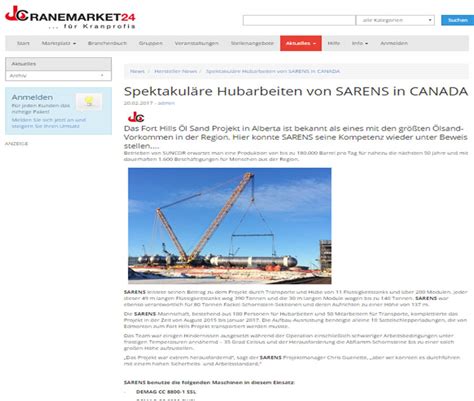 Sarens In The Media Sarens