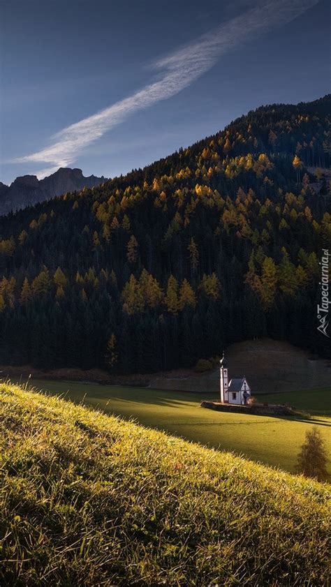 Dolina Val Di Funes Jesieni Tapeta Na Telefon