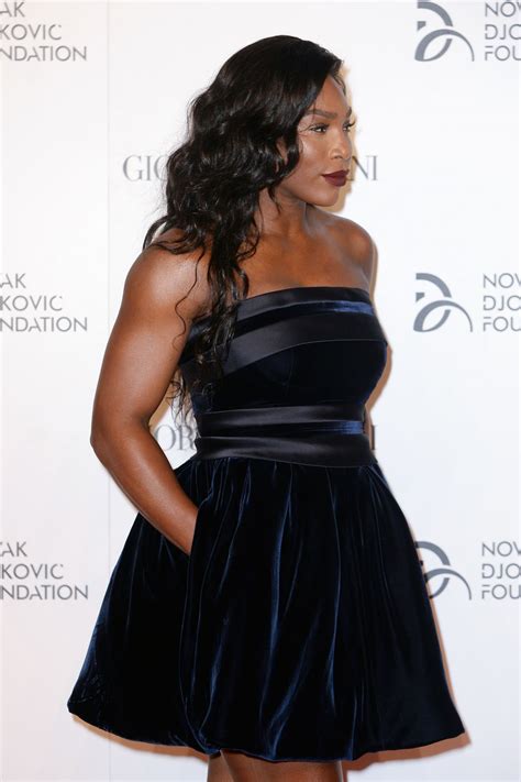 SERENA WILLIAMS at Novak Djokovic Foundation Gala Dinner in Milan 09/20 ...