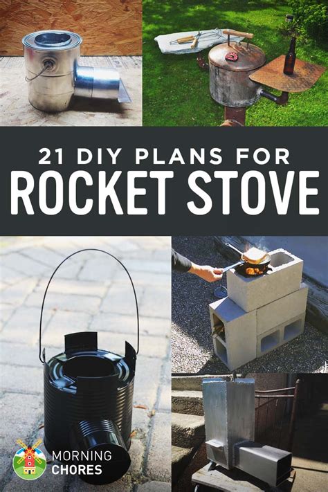 21 Free DIY Rocket Stove Plans for Cooking Efficiently with Wood