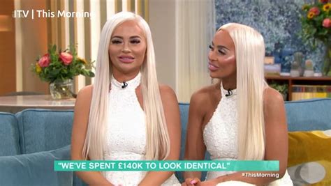 Itv This Morning Twins Have Spent £140000 On Looking Identical