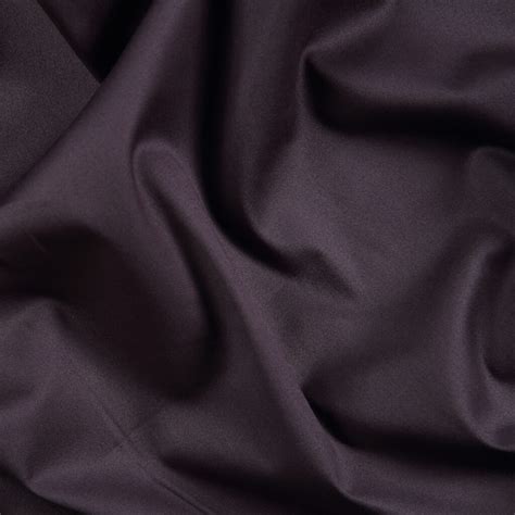 Stretch Cotton Sateen Dark Grey Bloomsbury Square Dressmaking Fabric