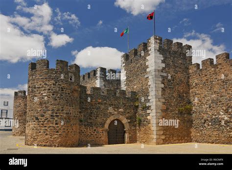 Portugal, Beja, The Castle Stock Photo - Alamy