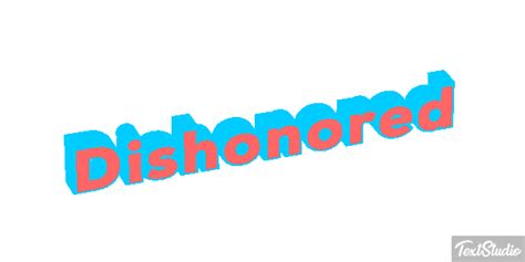 Dishonored Videogame Animated  Logo Designs