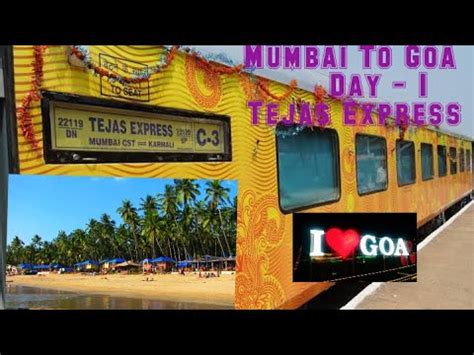 Mumbai To Goa Tejas Express Calangute Beach Part Newyear