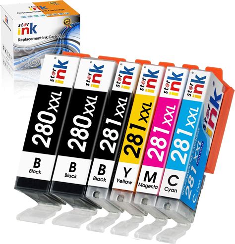 Canon 280 281 Xxl Ink Cartridges For Pixma Tr7520 Tr8520 Ts6120 Ts6220