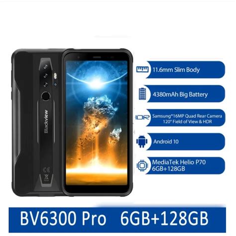 Blackview Smartphone Bv Pro Version Globale Helio P Go