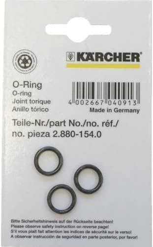 Karcher Lot De Joints Toriques De Rechange Pour Pistolet