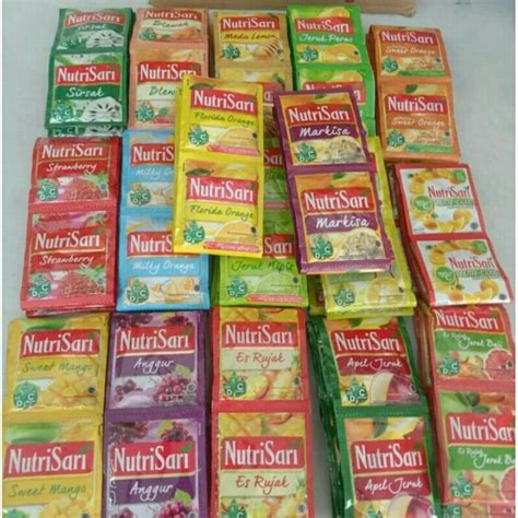 Jual Nutrisari Minuman Serbuk Aneka Rasa Renceng Isi Sachet