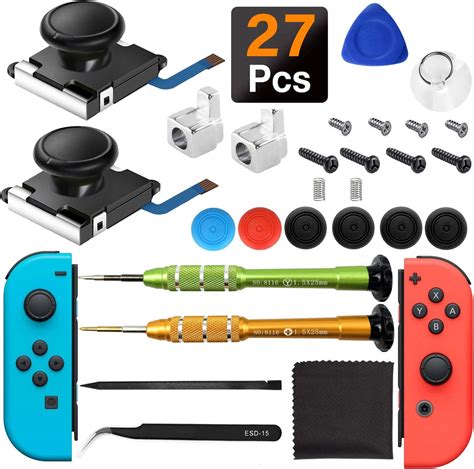 Amazon Joycon Joycon Juego De 2 Palancas De Repuesto Para Fix