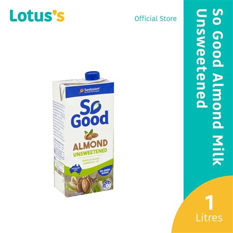 Sanitarium So Good Almond Milk Unsweetened 1L Shopee Malaysia