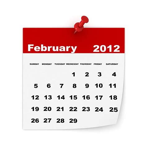 80 February 2012 Calendar Stock Photos Pictures And Royalty Free Images