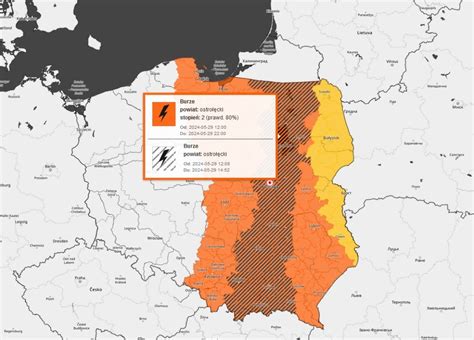 Uwaga Kolejne Ostrze Enie Meteorologiczne Dla Ostro Ki I Powiatu