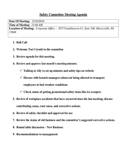 Meeting Agenda 57 Examples Format How To Make Pdf