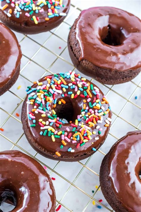 Baked Chocolate Donuts Recipe Shugary Sweets Delicious Christmas