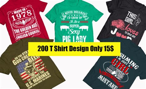 Buy T Shirt Bundle Designs In Stock