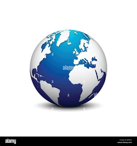 Blue Planet And Shadow Isolated Stock Vector Image And Art Alamy