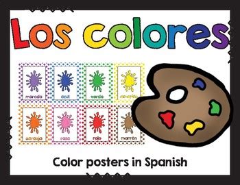 Los Colores Colors In Spanish By Dual Language Designs Tpt