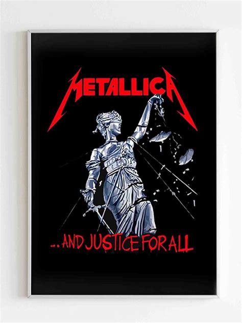 Metallica And Justice For All Poster