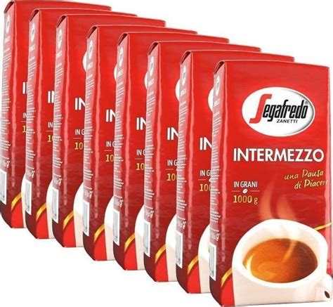 Segafredo Zanetti Intermezzo 8 X 1 Kg Kawa Ziarnista Morele Net