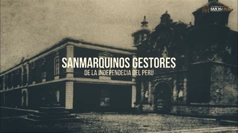 UNMSM Celebramos los 203 años recordando a los sanmarquinos Gestores