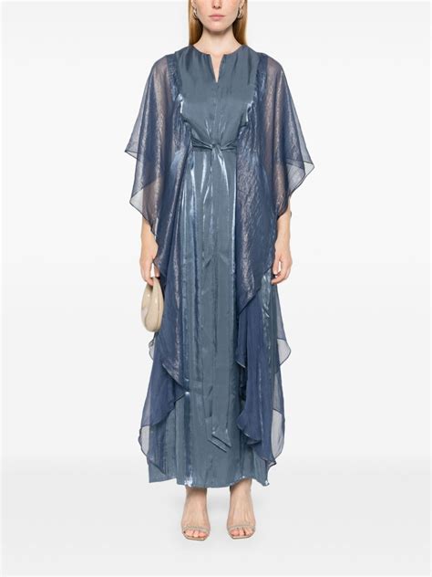 Baruni Nayeli Kaftan Dress Blue FARFETCH