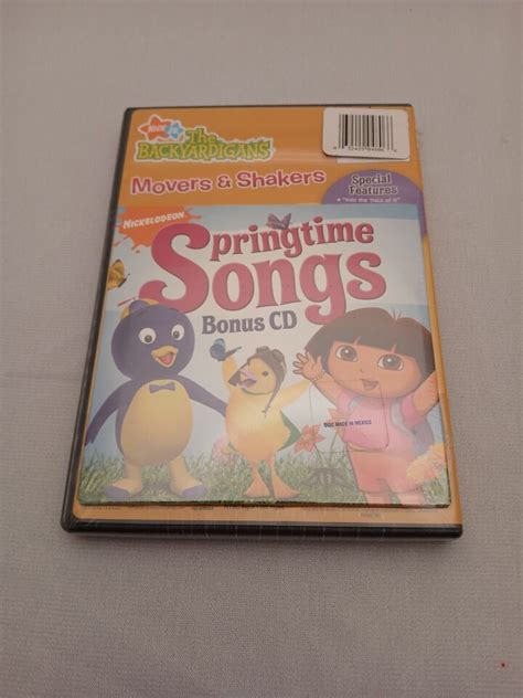 The Backyardigans Movers Shakers DVD With Music CD Bonus