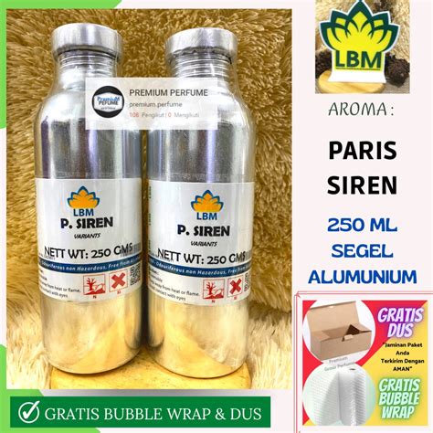 Jual Bibit Parfum Lbm Paris Siren Ml Segel Alumunium Pabrik