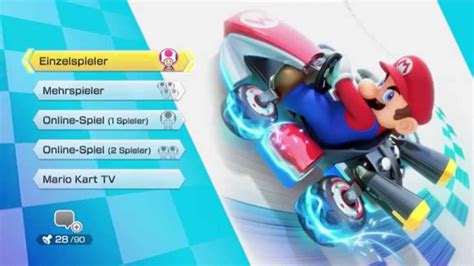 Mario Kart 8 Main Menù completo Wii u YouTube