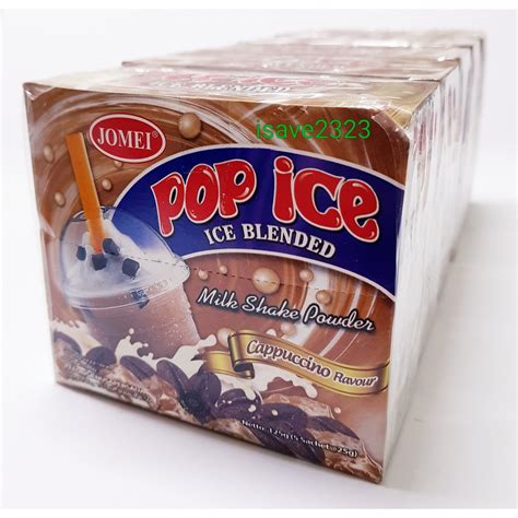 Jomei Pop Ice Ice Blended Powder 25g X 25 Sachets 12 Flavours