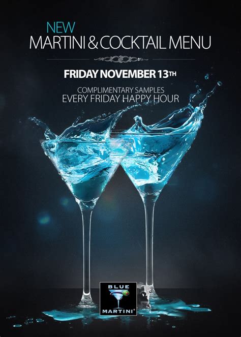 Martini Ad Fort Lauderdale Blue Martini