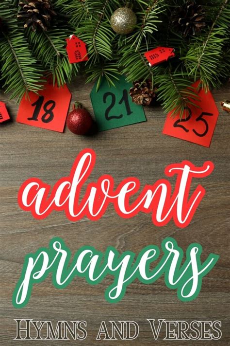 40+ Advent Prayers | Hymns and Verses